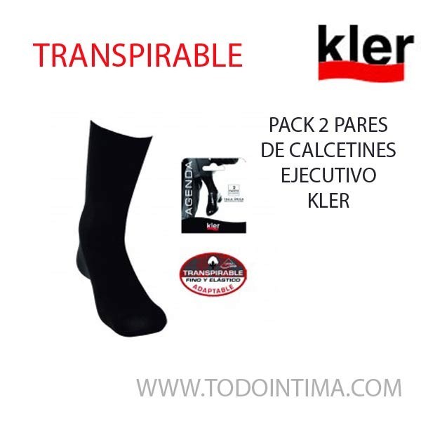 Pack 2 pair Kler executive socks style EE3