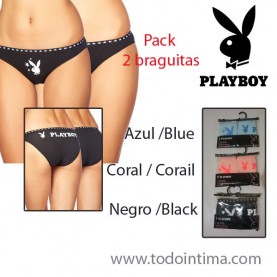 Pack 2 braguitas Playboy G017T