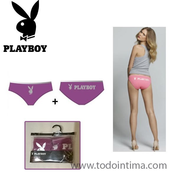 Pack 2 braguitas Playboy G00LQ