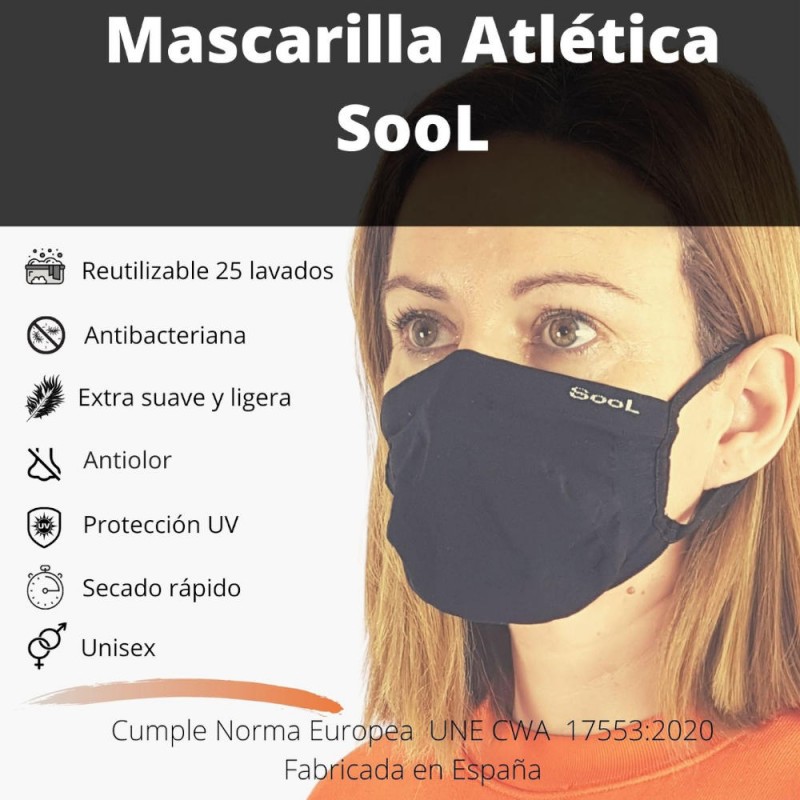 mascarilla atlética sool